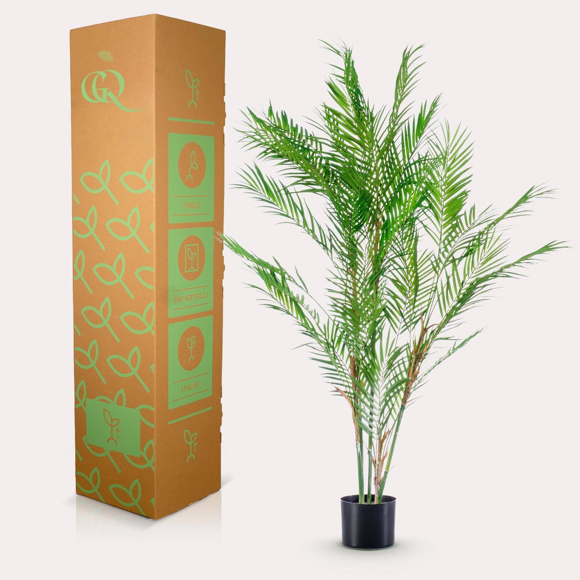 La Green Touch - Chamaedorea Elegans plante artificielle - h120cm, Ø12cm- La Green Touch - Imagen 3