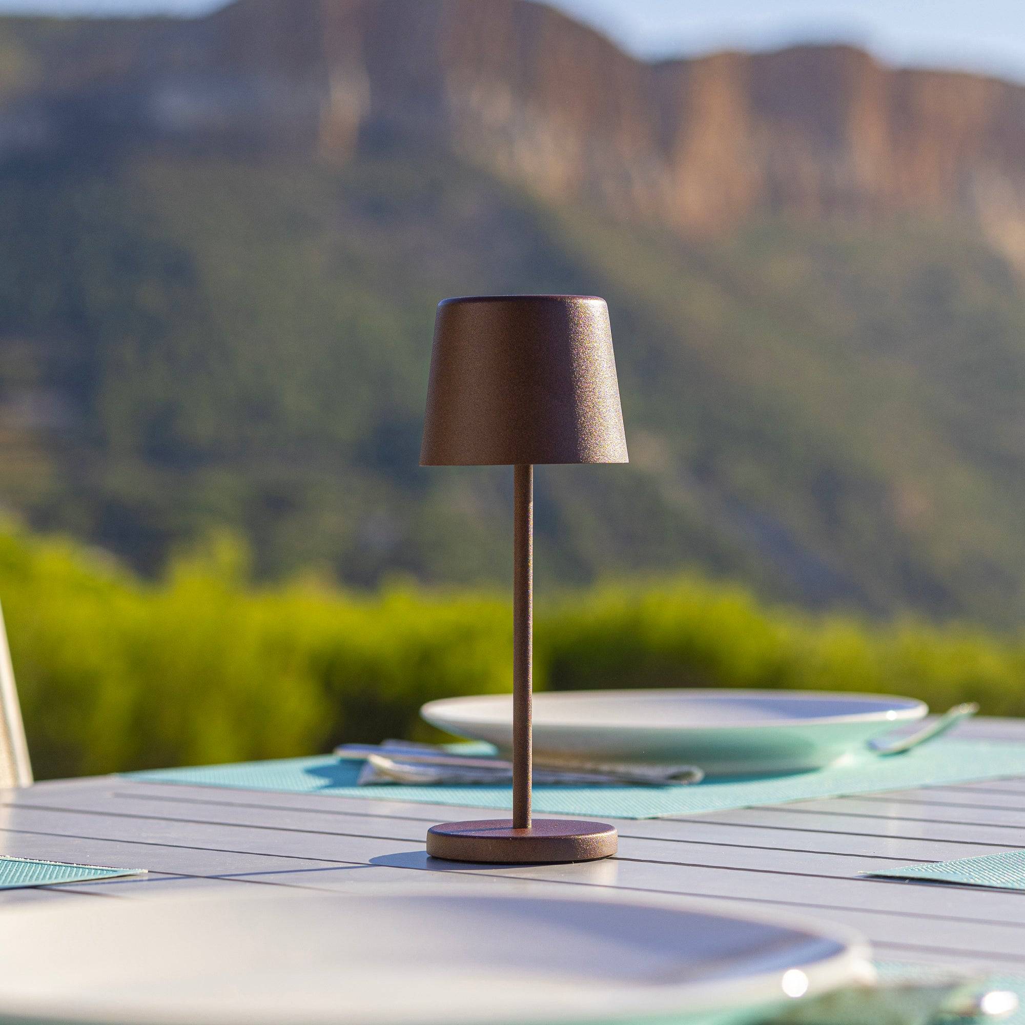 Lumisky - Lampe de table sans fil MINI KELLY Rouille H22cm - Imagen 3