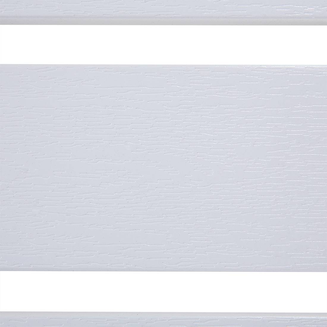 Beliani - Chaise Longue Effet Bois Blanc en Aluminium Transat Inclinable Solide et Résistant pour Jardin ou Terrasse Moderne - Imagen 5