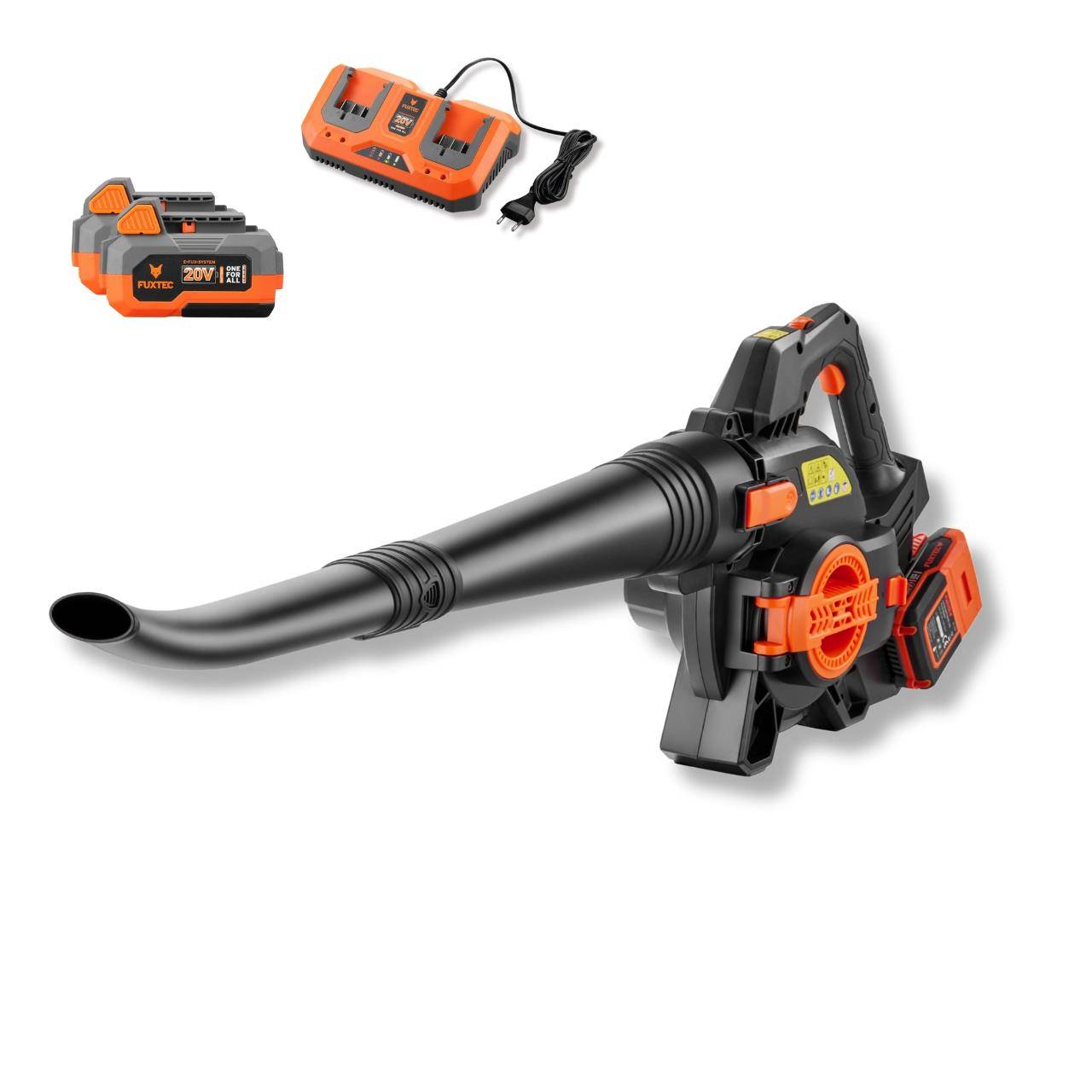 FUXTEC - FUXTEC Kit souffleur/aspirateur de feuilles à batterie 40V FX-E2LBSSET - Image 1
