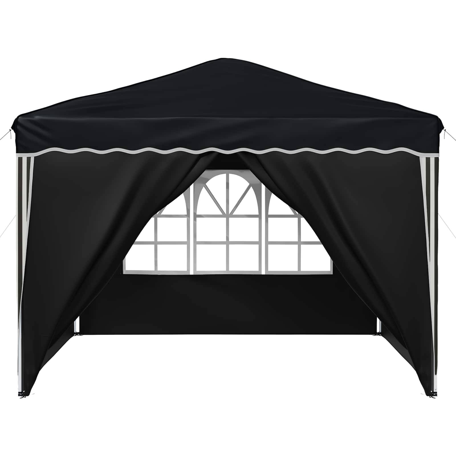 Tente de fête tissu oxfords anthracite 288 x 288 x 245 cm, Poids:12.45kg - PANGIVO - Image 7