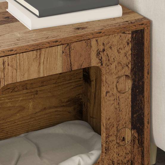 Chatiere bois marron 51 x 30 x 52 cm - Prolenta premium p338.2 - Image 4