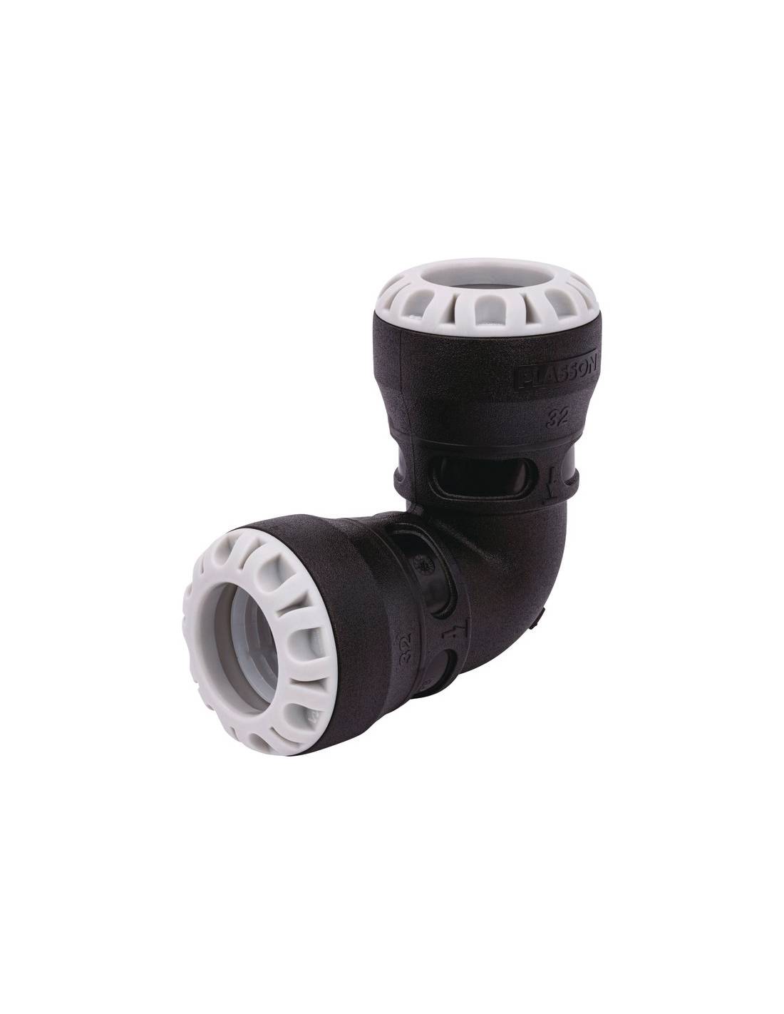 plasson - Coude Plasson 90° D32 Raccord Coudé 90° Pour Tuyau Pe D32 - Plasson