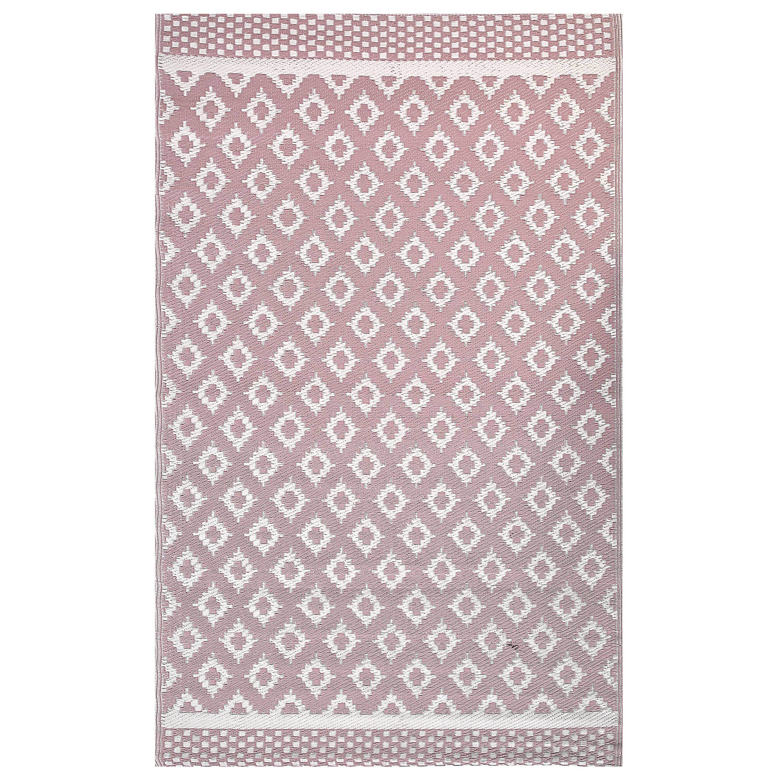 Beliani - Tapis d'extérieur Polypropylène Rose THANE Beliani - Imagen 1