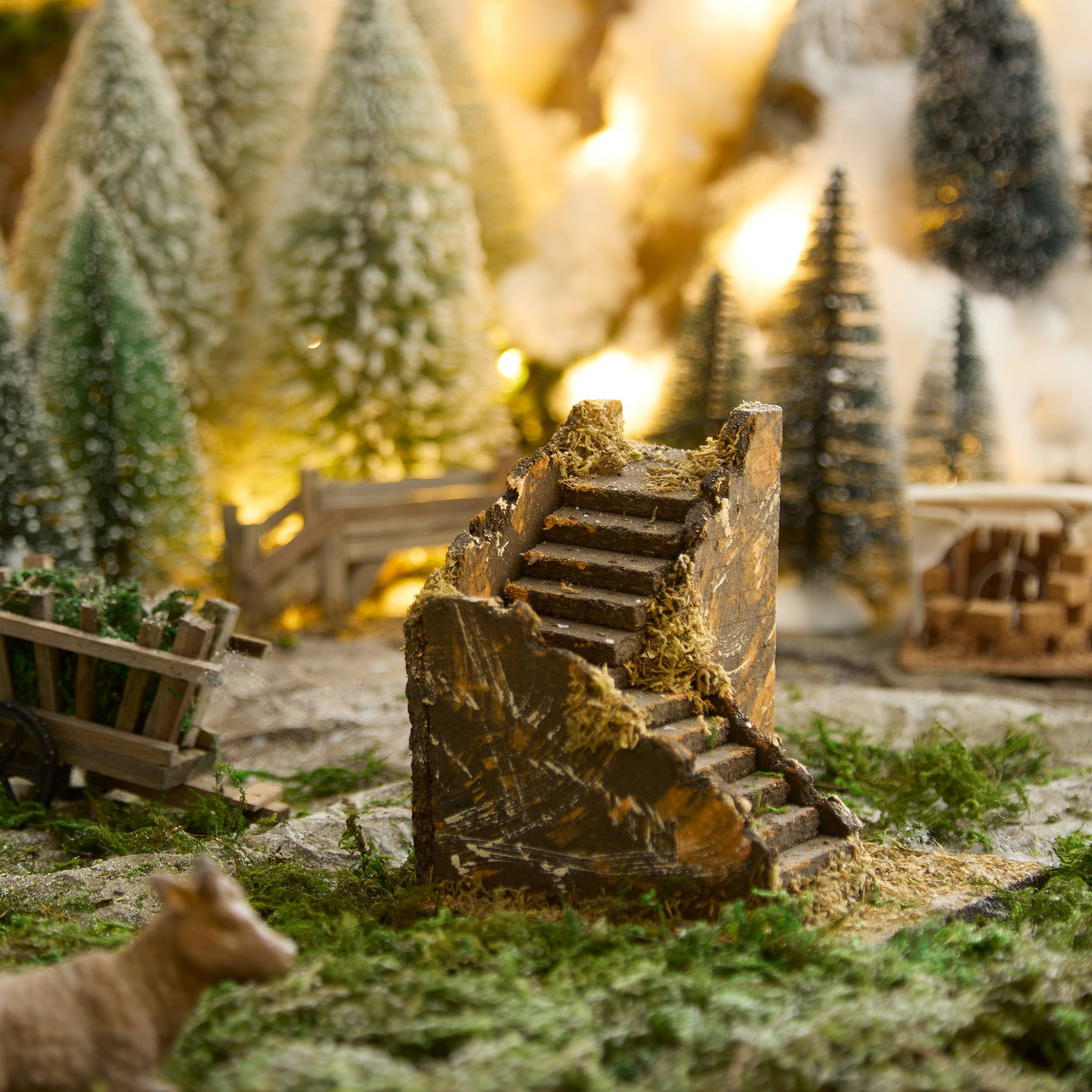Feeric Christmas - Escalier de crèche de Noël Scala H. 14 cm - Feeric Lights & Christmas - Image 1