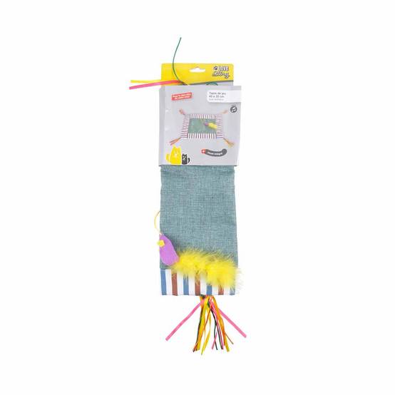 Jouet pour Chat "Tapis de Jeu" 45cm Bleu - Image 2