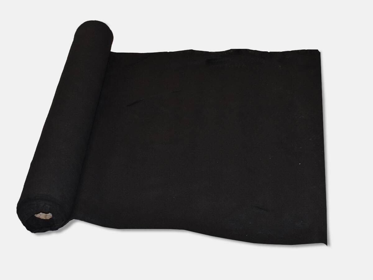 Géotextile non tissé noir - 100g/m² 2m x 10m Noir - Image 3