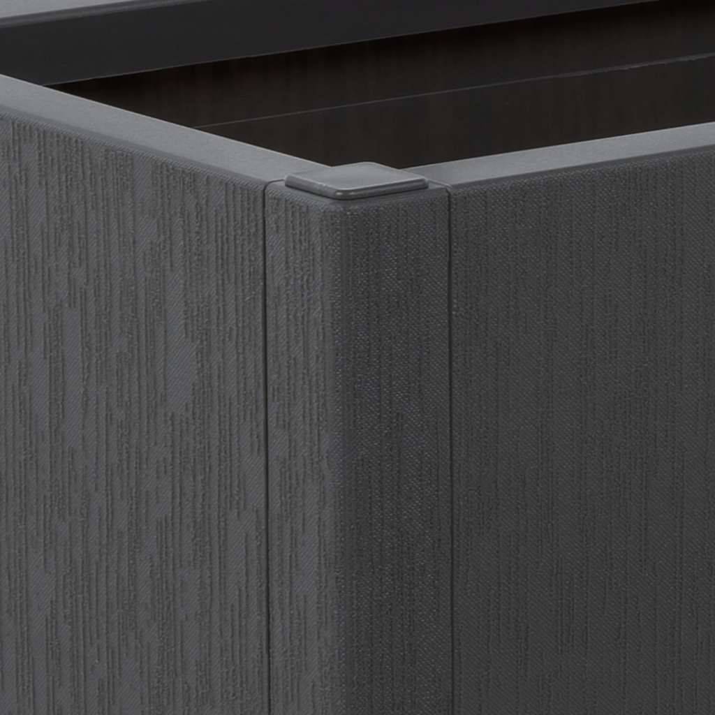 Vidaxl - Jardinière gris foncé 80x36x35 cm PP vidaXL 368777 - Image 8