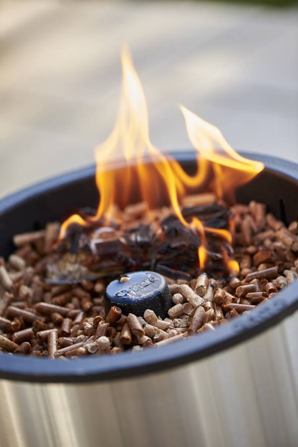 QAÏTO BBQ camping plancha brasero aux pellets Seau décor Osier Vieilli - Image 4