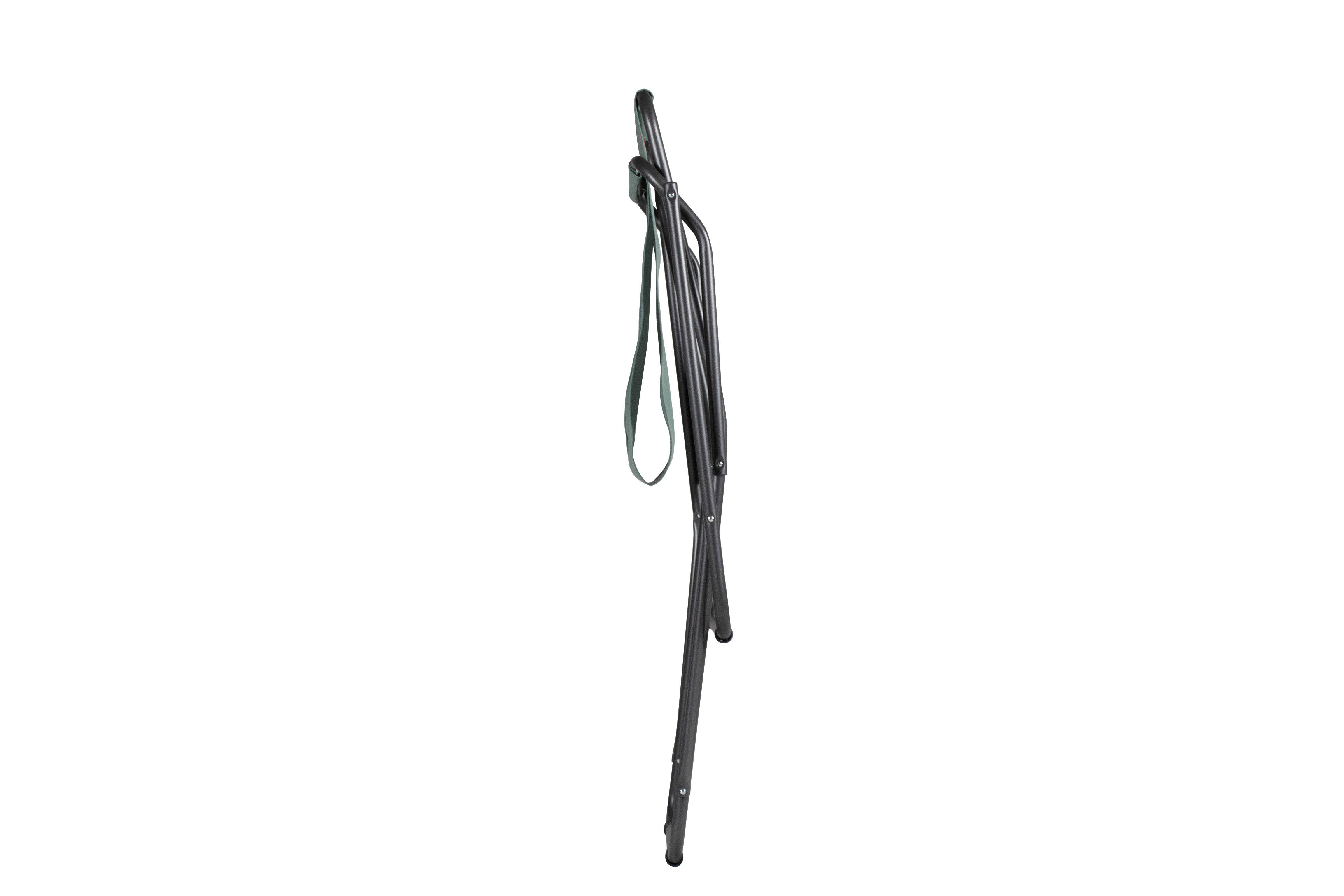 Fiam - Transat DONDOLINA Aluminium ANTHRACITE Texfil VERT SAUGE 92x63x83 cm FIAM - Image 3