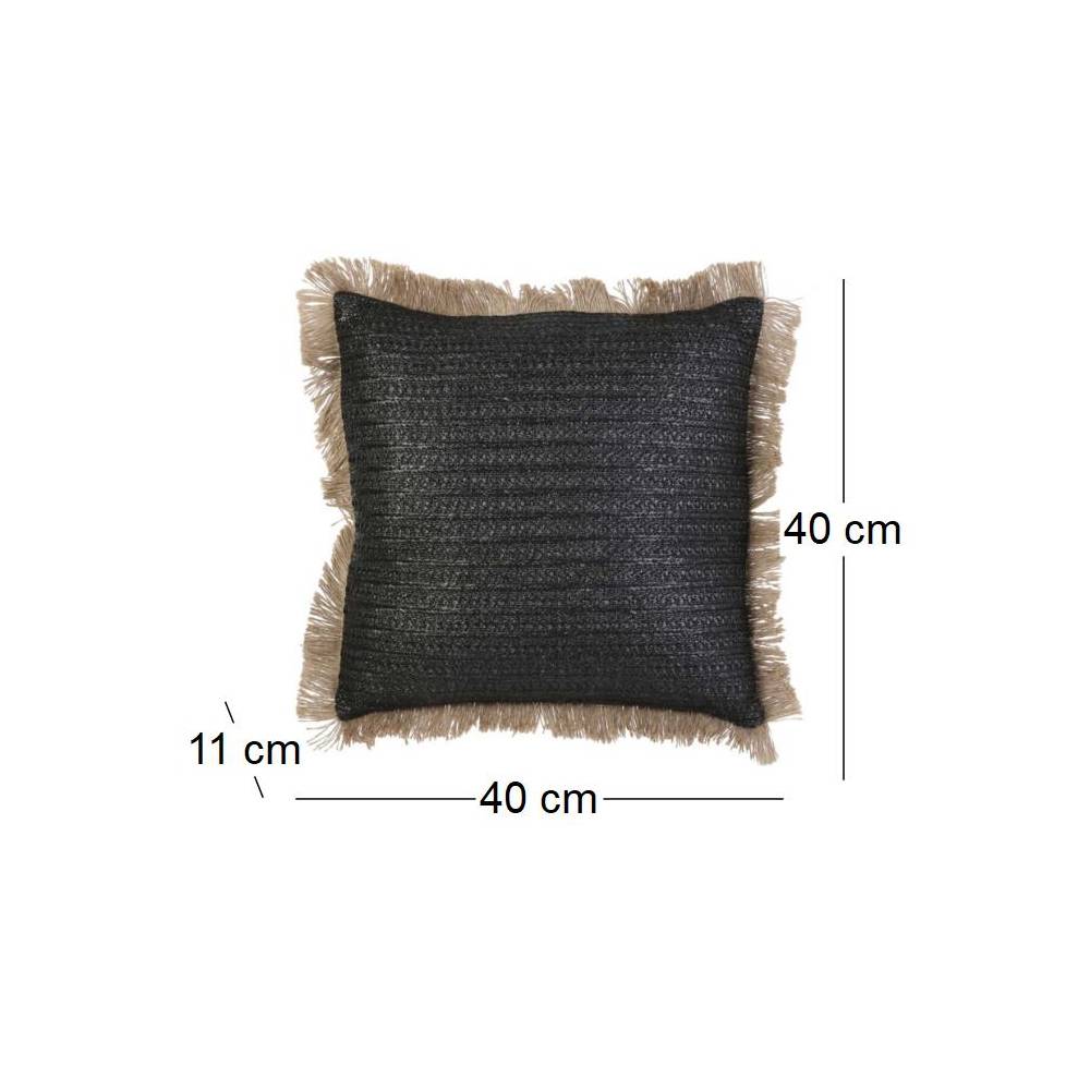 The Home Deco Factory - Coussin à franges en raphia 40 cm The Home Deco Factory - Imagen 3