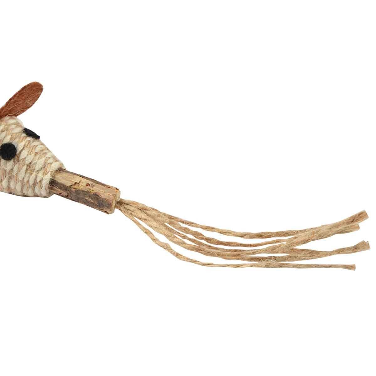 Love Story - Jouet Souris pour Chat "Matatabi" 12cm Naturel - Image 3