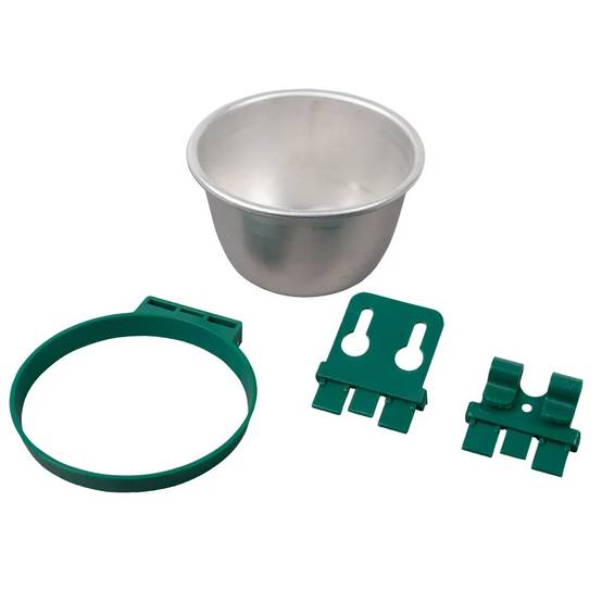 Olba - Bol aluminium mangeoire - abreuvoir multi animaux ø10cm Olba - Image 2