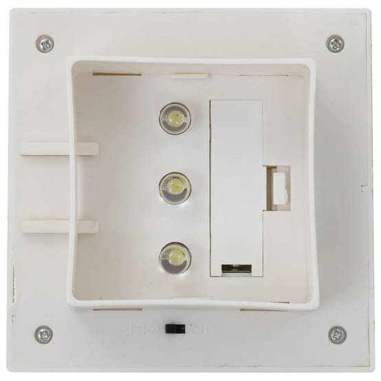 Lampe d'extérieur - Lampe de jardin solaire à LED carrée 6 pcs 12 cm Blanc - Image 8