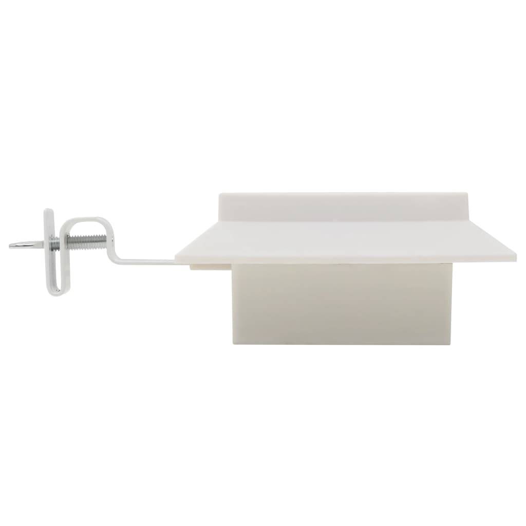 Lampe d'extérieur - Lampe de jardin solaire à LED carrée 6 pcs 12 cm Blanc - Image 4