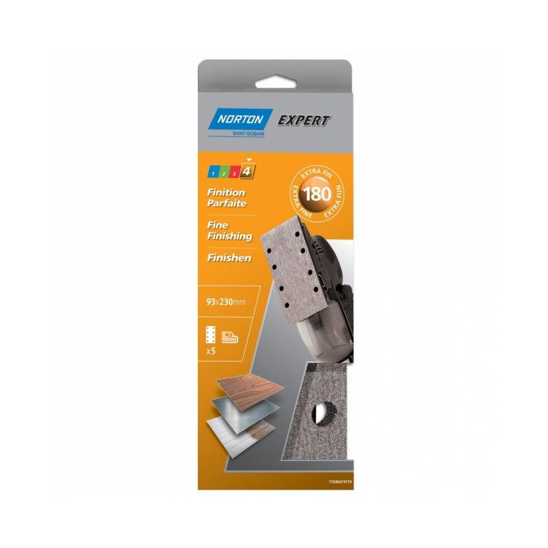 Norton - Patin Expert Trous Parallèles 93x230 Grain 40 X 5 Pièces - Norton - Image 5