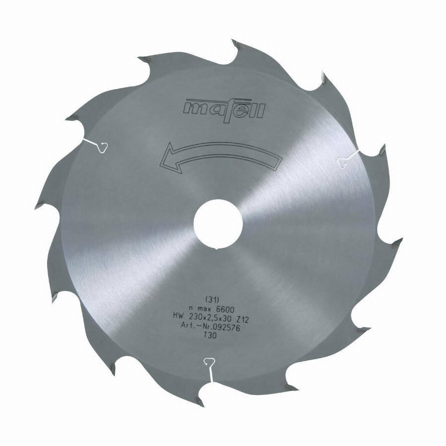 Lame de scie au carbure MAFELL 12 dents denture alternée 230x1.8 / 2.5x30 mm - 092576
