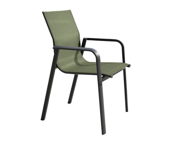 Ensemble table et chaises de jardin 8 places vert AIX - Image 7