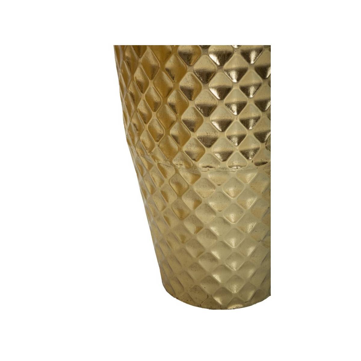 Lot de 3 Vases en Métal "Glotty" 110cm Or - Image 6