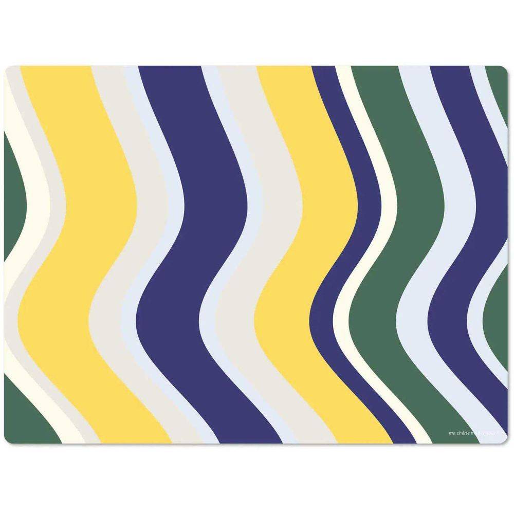 Set de table en vinyle 40 x 30 cm Wave II Lot de 2 sets de table motifs assortis - Imagen 3