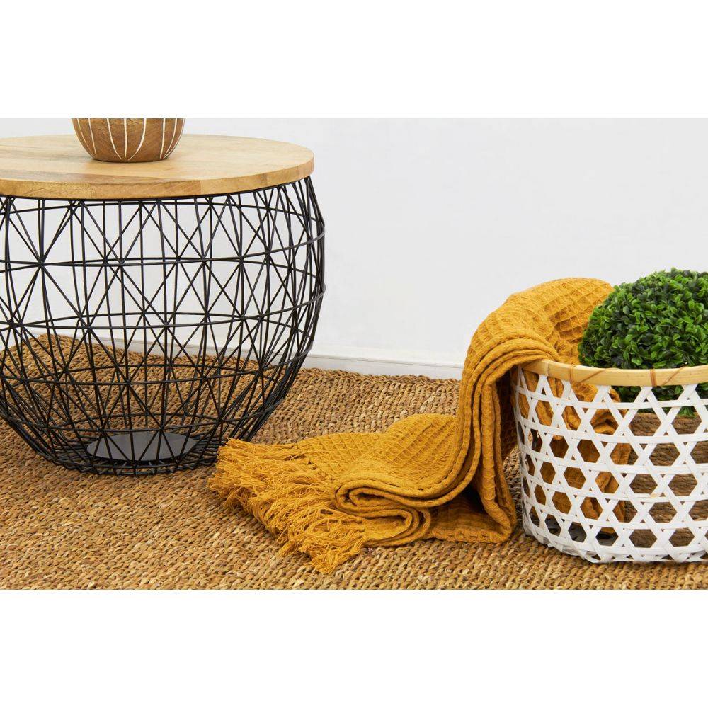 Aubry Gaspard - Tapis rectangulaire en jonc naturel - Imagen 2