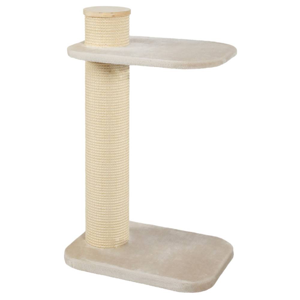 Zolux - Arbre à chat CITY CAT 2, hauteur 97 cm, poteau ø 17 cm, Beige pour chat - Image 1