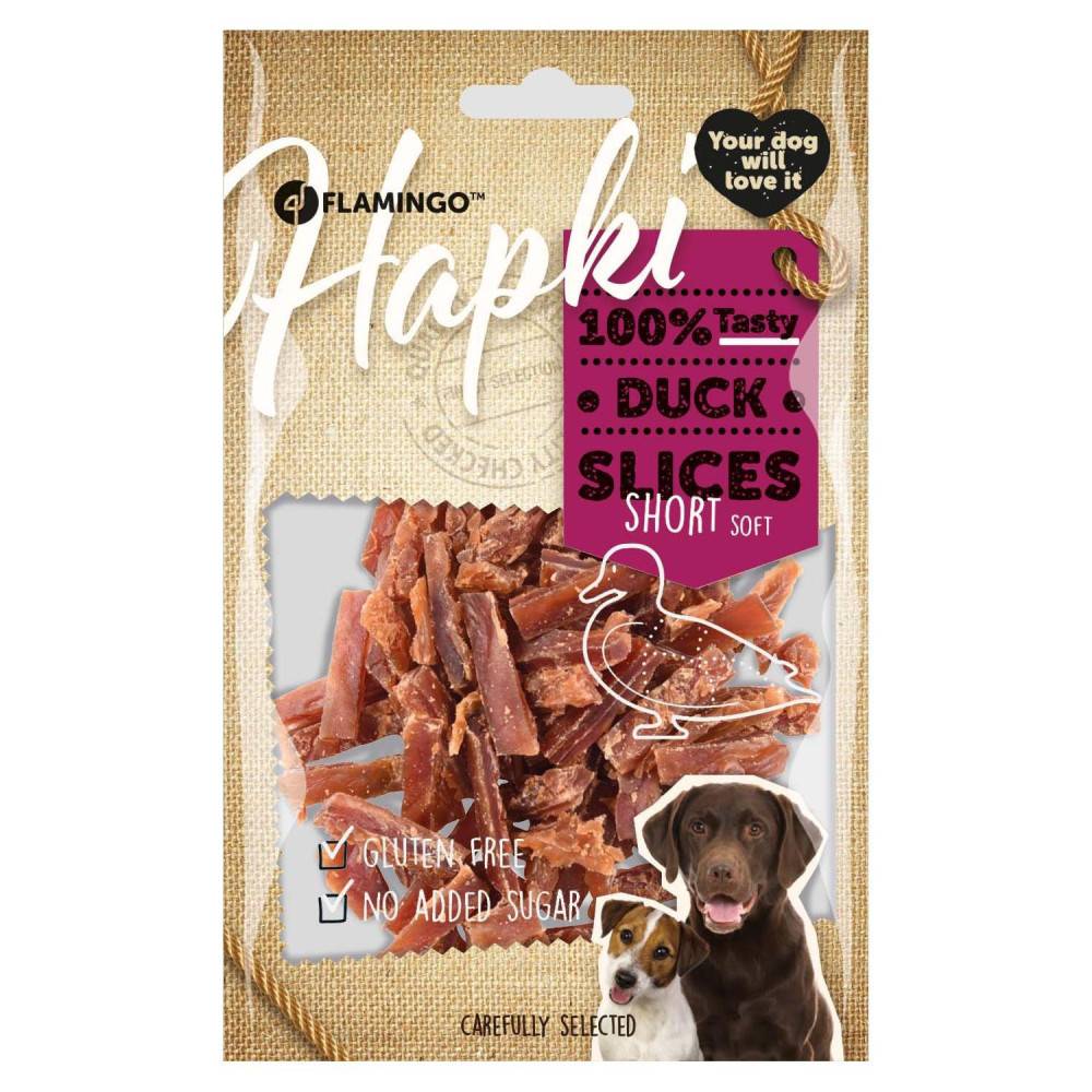 Friandise tranche de canard  Hapki pour chien 85 g sans gluten - Imagen 3