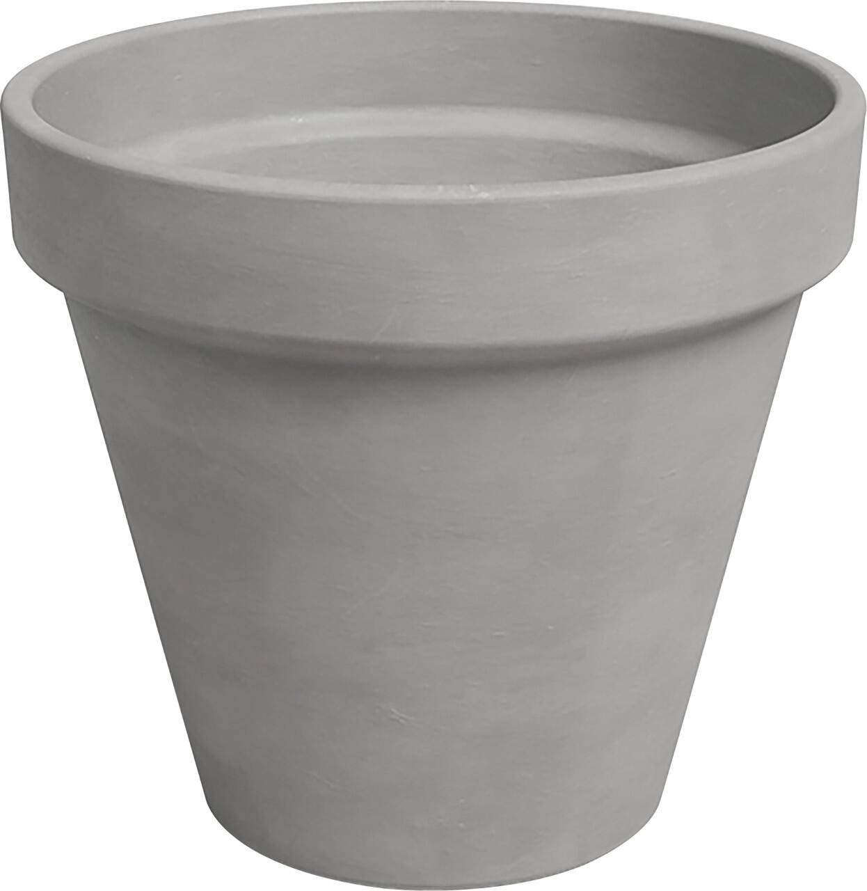 Artevasi - Pot Amalia terre cuite Vulcain gris Ø 27 x 24 cm - ARTEVASI