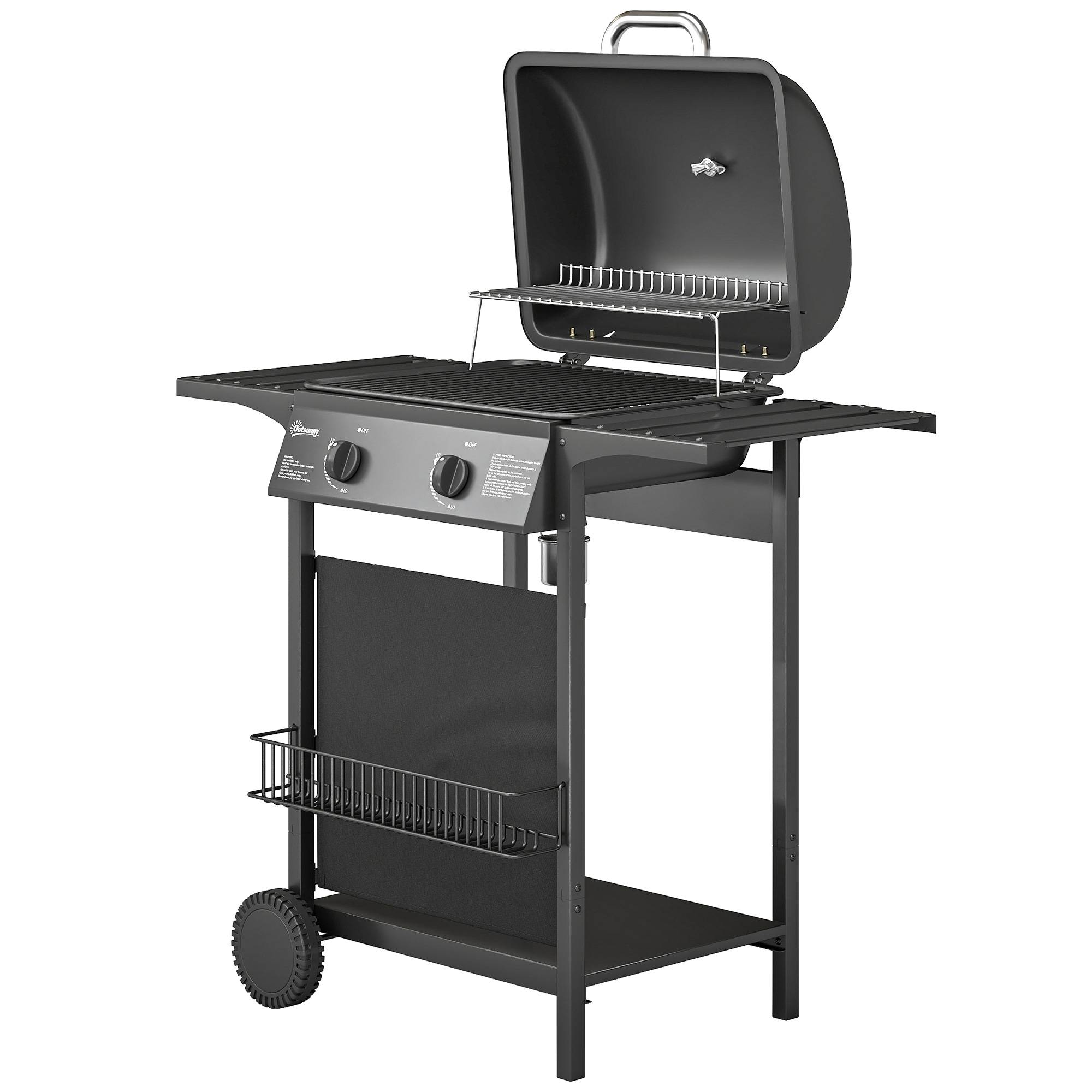 PANGIVO - Barbecue gaz acier inoxydable gris 99 x 56 x 95 cm - PANGIVO - Image 2