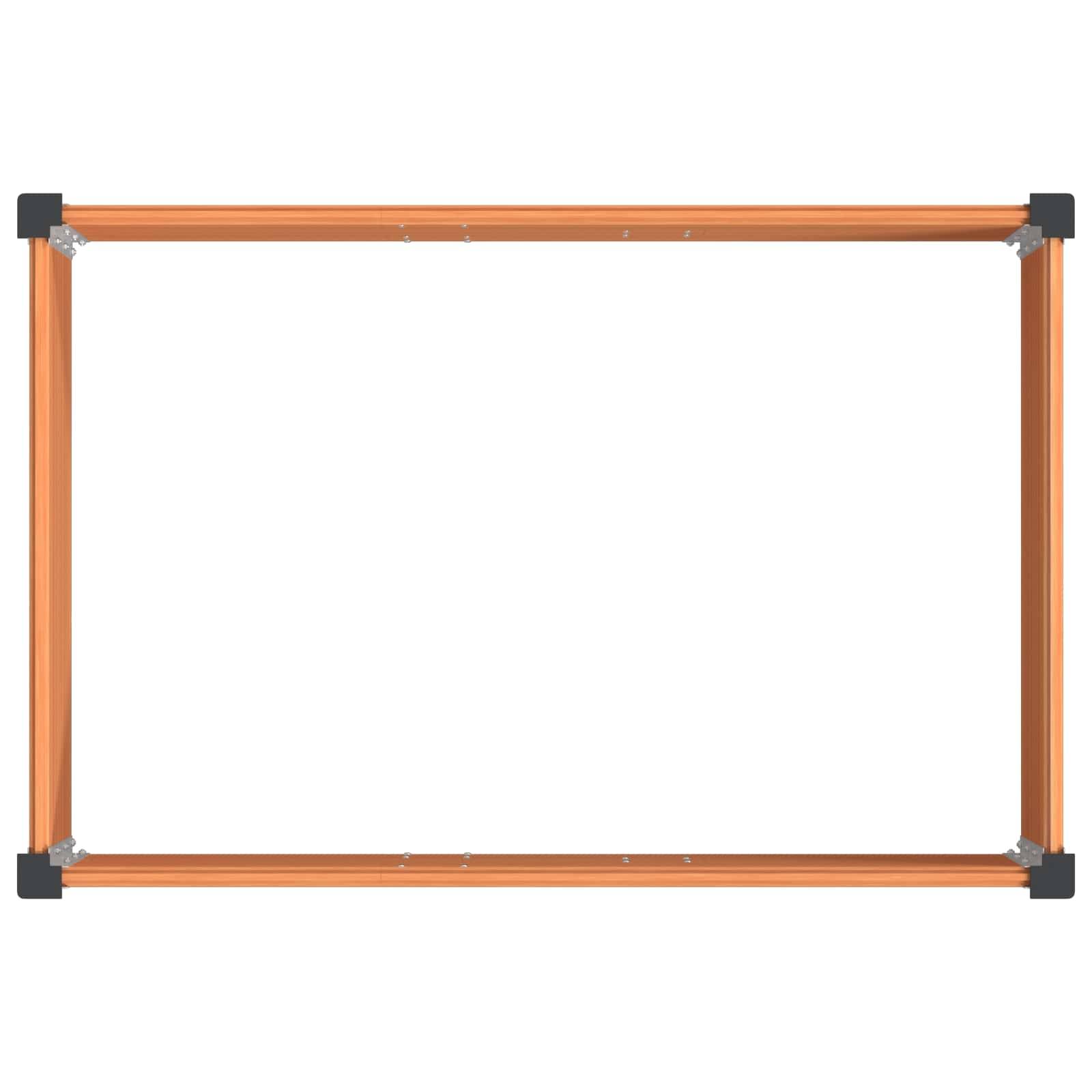 Prolenta Premium - Jardinière aluminium marron 150 x 100 x 54 cm - Prolenta premium p3108.4 - Image 5