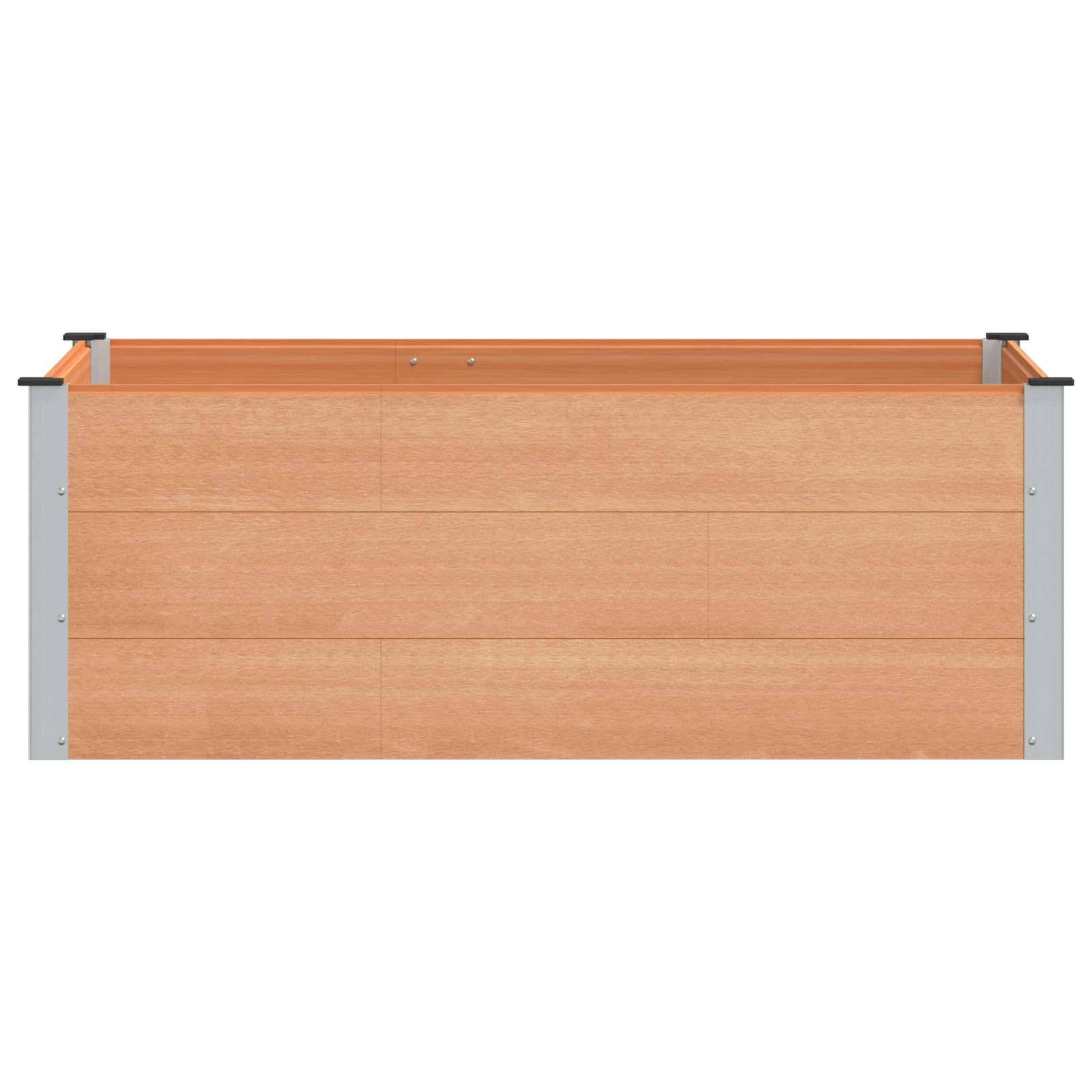 Prolenta Premium - Jardinière aluminium marron 150 x 100 x 54 cm - Prolenta premium p3108.4 - Image 3