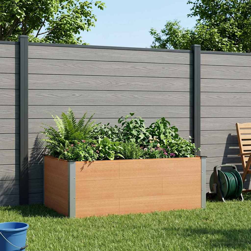 Prolenta Premium - Jardinière aluminium marron 150 x 100 x 54 cm - Prolenta premium p3108.4 - Image 1