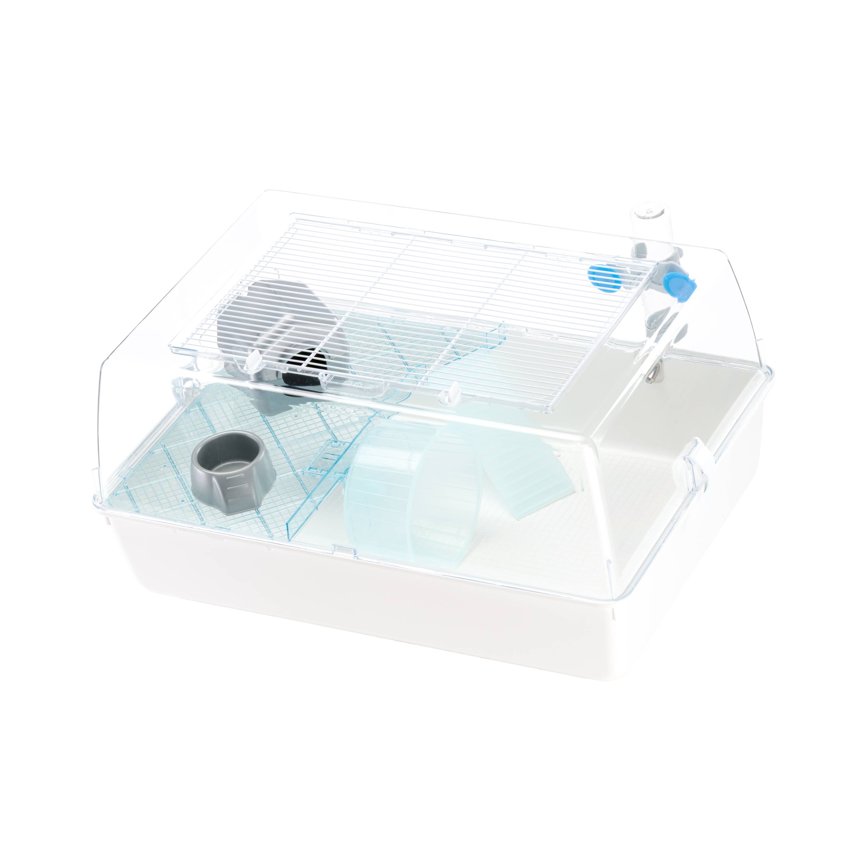Ferplast - FERPLAST MINI DUNA HAMSTER Cage pour Rongeurs pour Hamsters, Souris, en Plastique, Accessoires inclus : Mangeoire, Abreuvoir, Étagère, Maison, - Imagen 8