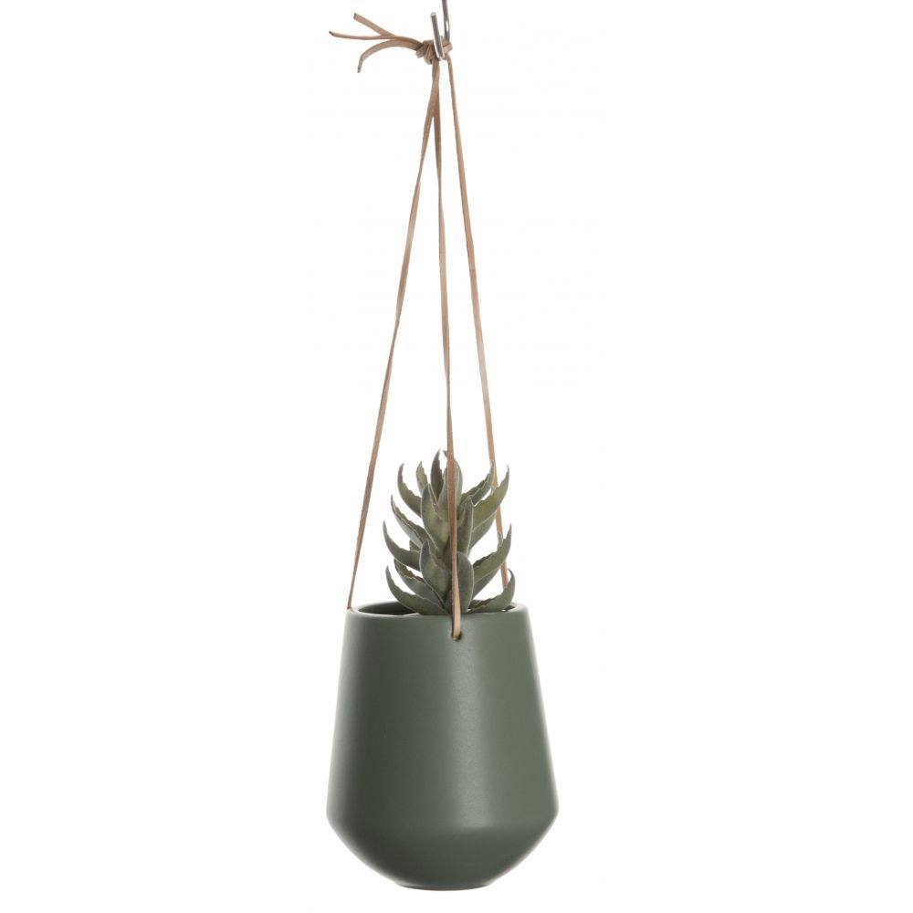 Pt Living - Support à plantes en céramique Skittle medium Sable - Imagen 4