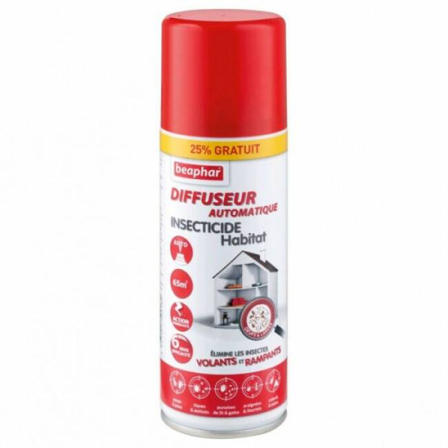 Fogger Insecticide Habitation Beaphar à la Perméthrine 200 ml