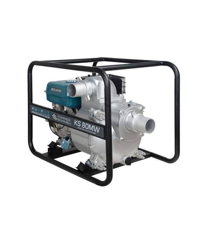 Motopompe 3 pouces spéciale eaux très chargées 60000l/h moteur 269 cc Könner Söhnen KS 80MW - Imagen 6