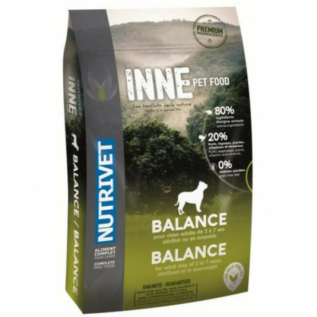 Nutrivet - Nutrivet Inne Dog Balance pour chien stérilisé ou en surpoids Sac 3 kg