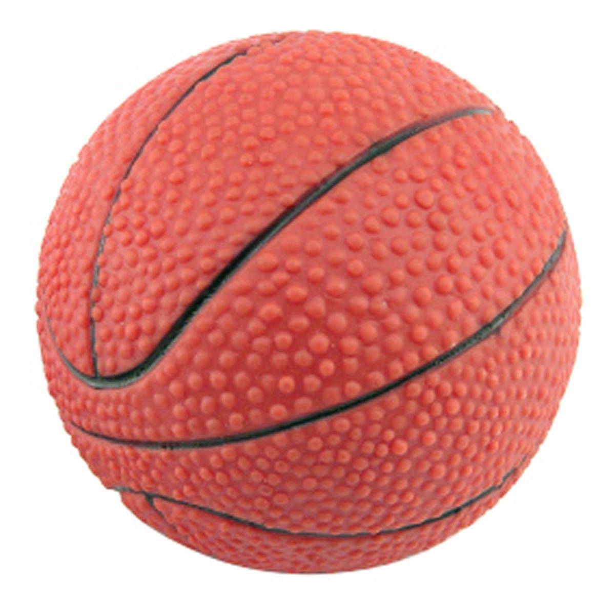 Love Story - Jouet pour Chien "Balle de Basket" 7cm Rouge