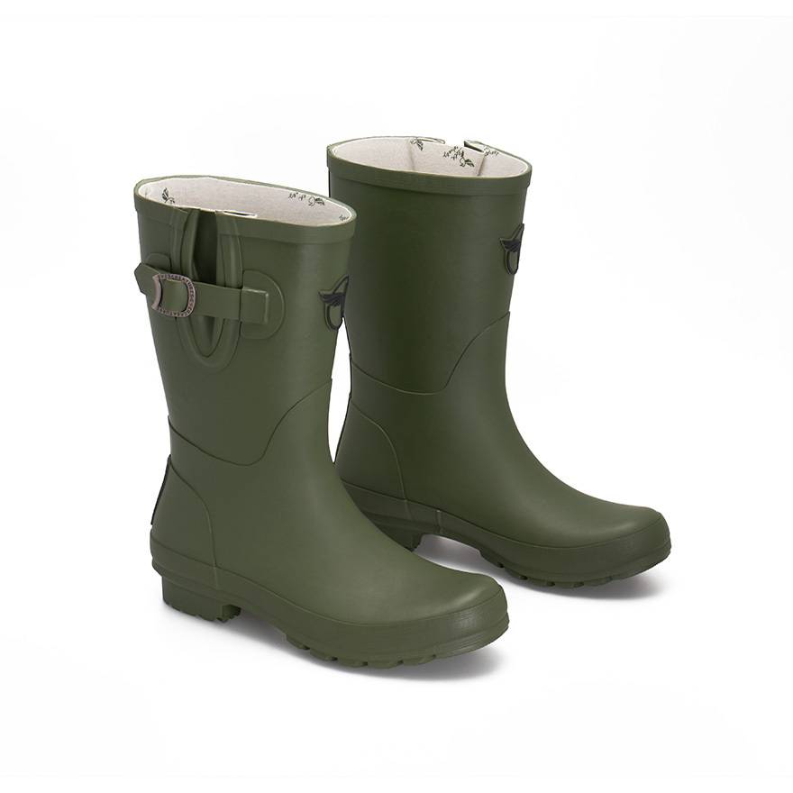 Rouchette - IDOL Wellies Short Kaki Rouchette - Image 3