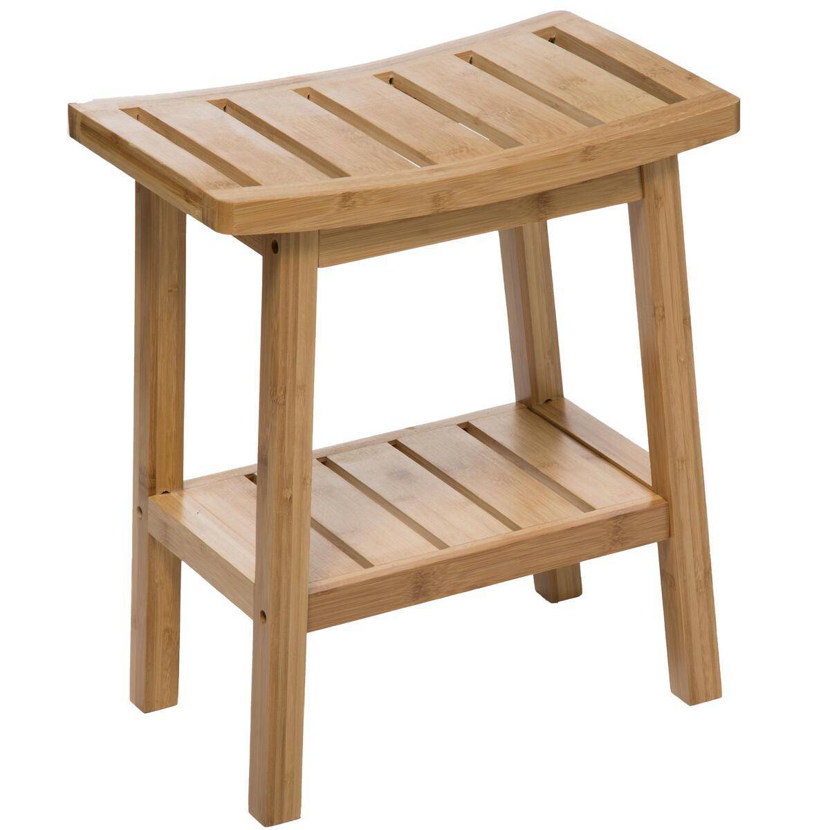 Tabouret rangement bambou - 5five - Imagen 1