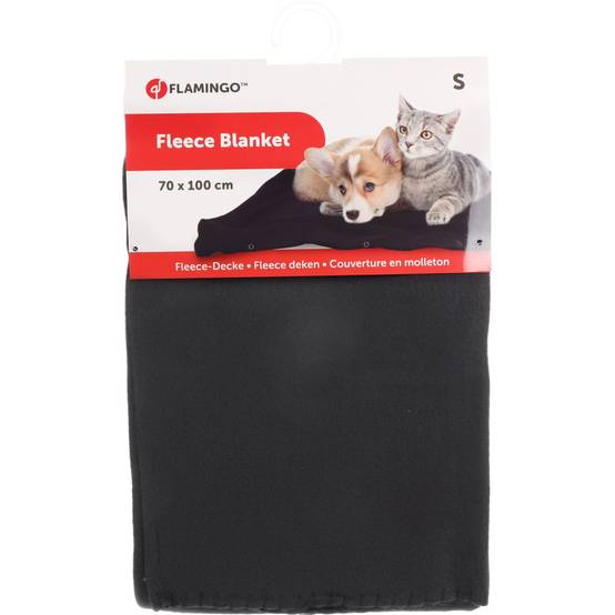 Flamingo - Couverture polaire noir S 70 x 100 cm pour chien - Imagen 4
