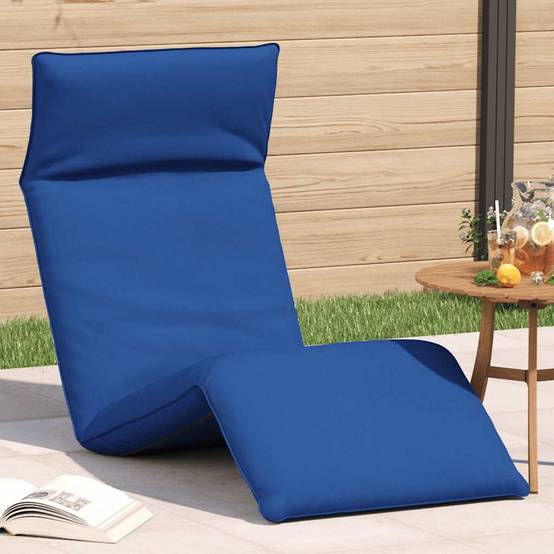 Vidaxl - Transat pliant bleu royal 175 x 54 x 8,5 cm tissu Oxford vidaXL 4019756 - Image 1