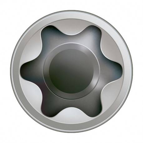Vis terrasse SPAX 5x60mm Tête cyl. T-STAR plus T25 - Pointe CUT - inox A2 - 100 unités - 0537000500603 - Imagen 1