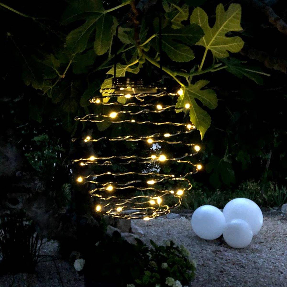 Lumisky - Suspension solaire spirale ORION H37cm - Imagen 3