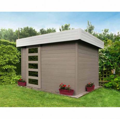 Abri de jardin OSLO en bois 5,78 m², Plancher Non - Imagen 2