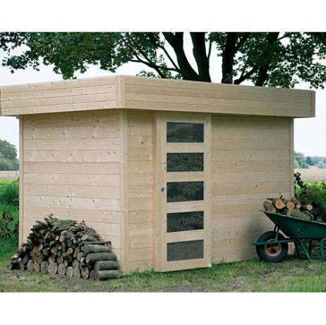 Abri de jardin OSLO en bois 5,78 m², Plancher Non - Imagen 1