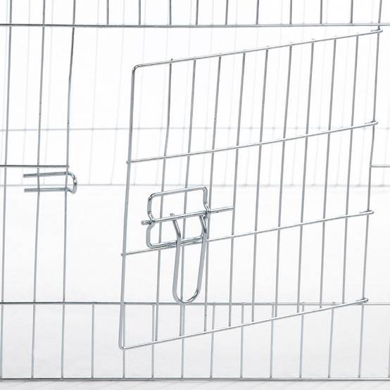 Cage enclos extérieur grillagé 75x180cm pour lapin, cochon d'inde, cobaye... - TERRE JARDIN - Image 3