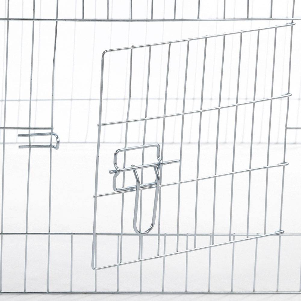 Cage enclos extérieur grillagé 75x180cm pour lapin, cochon d'inde, cobaye... - TERRE JARDIN - Image 3