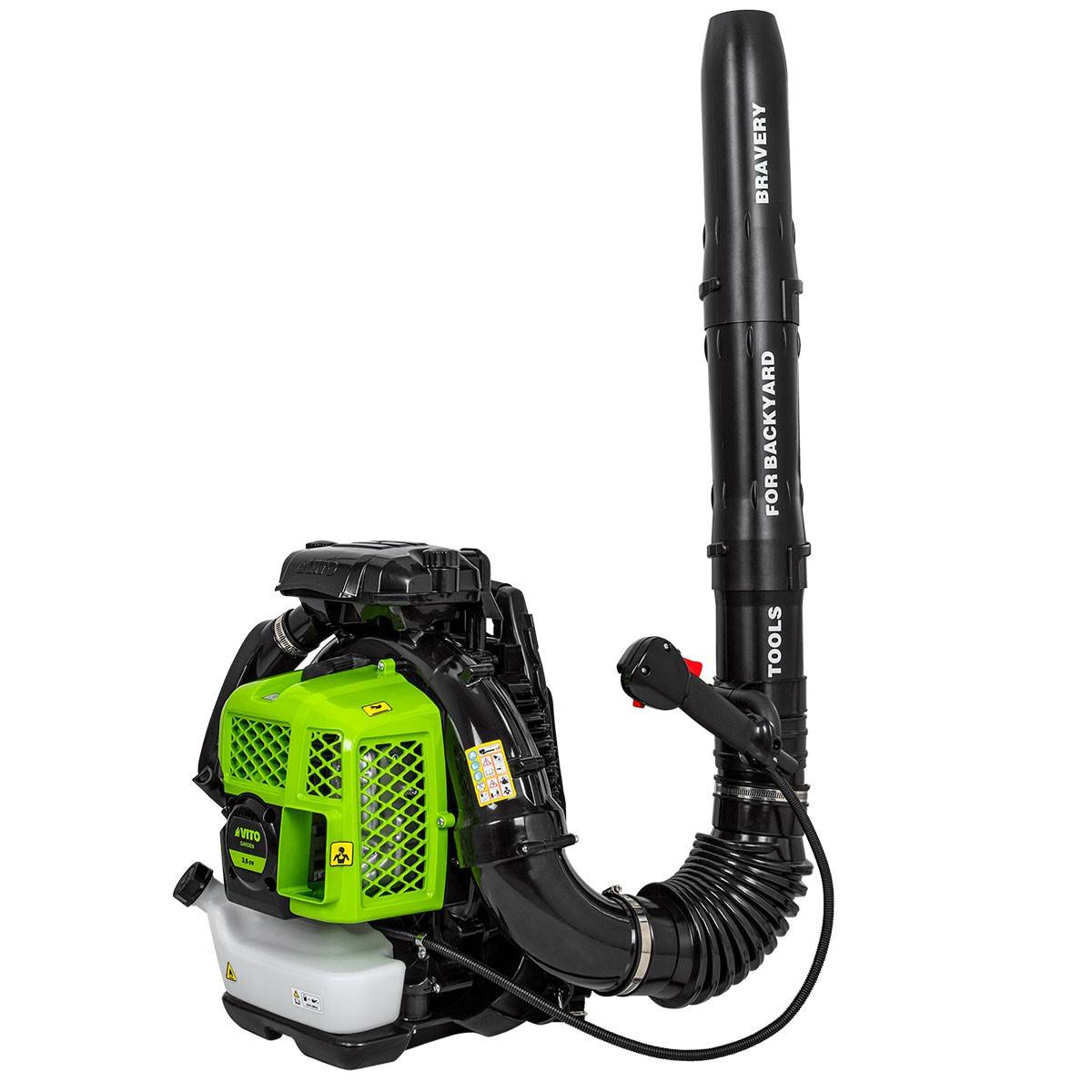 Souffleur de feuilles thermique Sac à dos Moteur 2T 3.6CV 76Cm3 VITO - Image 1