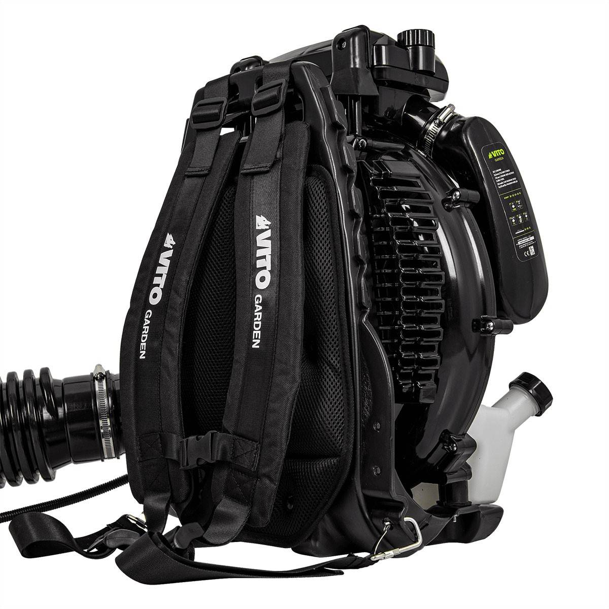 Souffleur de feuilles thermique Sac à dos Moteur 2T 3.6CV 76Cm3 VITO - Image 2